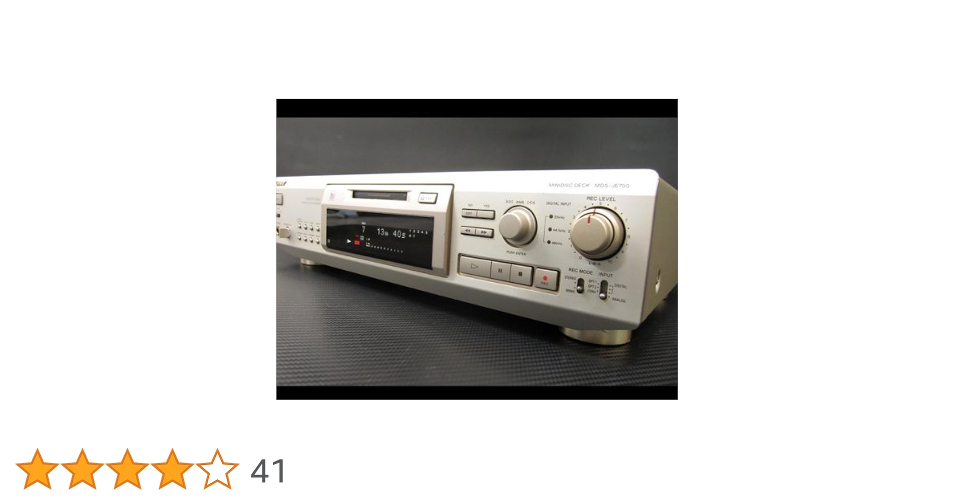 SONY ソニー MDS-JE700 MDデッキ Amazon | SONY ソニー MDS-JE700 MDレコーダー | Sony | ディスク